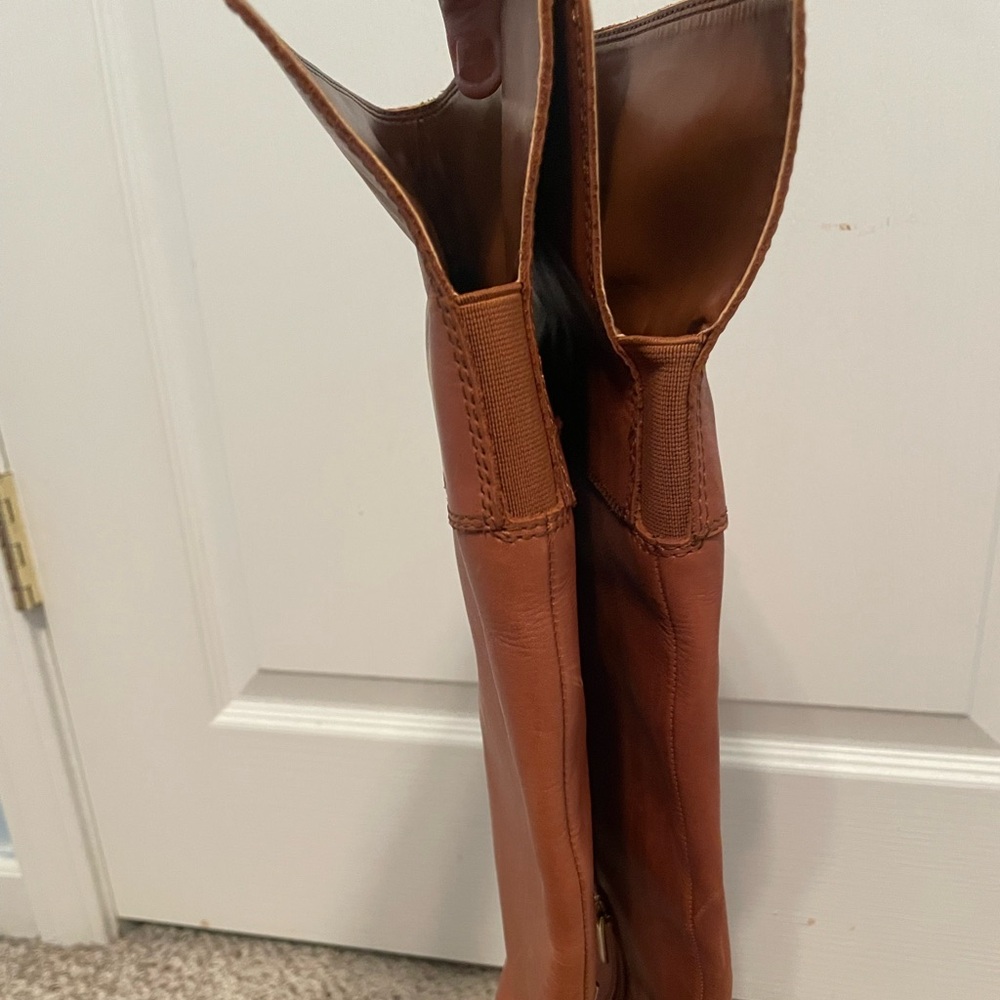 Vince Camuto New Dasemma Tan Over The Knee Block Heel Boot 6 - Picture 12 of 16